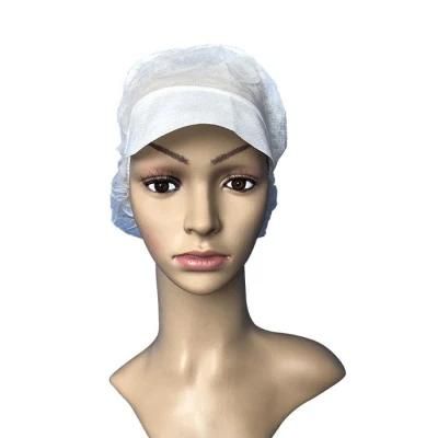 Food Industry Desechables Medical Disposable Medical Nurse Snood Cap Worker Cap Peaked Hat Hair Cap Hairnet Snood Stretch Mesh Peaked Cap