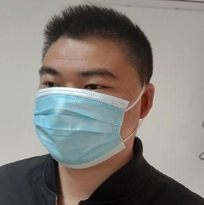 3 Ply Non-Woven Disposable Medical Face Mask for Resistance of Virus