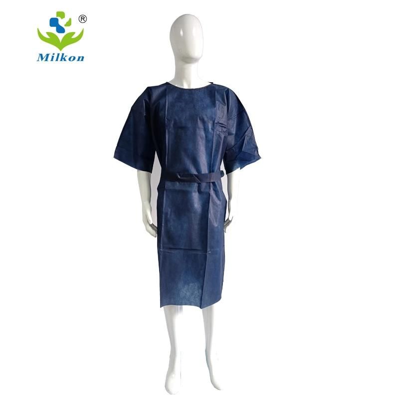 Disposable Hospital Non Sterile Patient Gown with CE&ISO