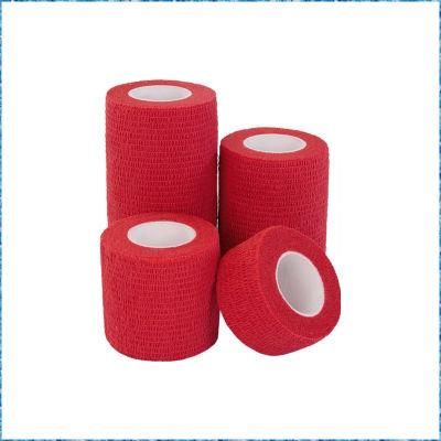 Popular Color Sport Gauze Cohesive Bandage with Free Sample