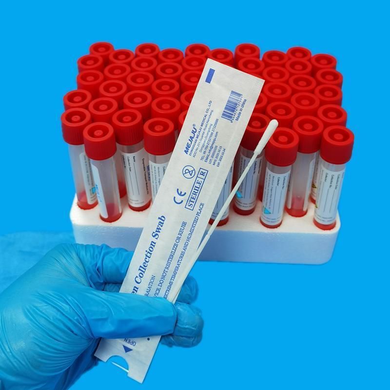 HD5 Certificated Nasopharyngeal Sterile Flocked Surface Sampling Swab Nylon Flocking Stick Nasal Swab