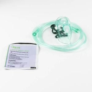 Medical PVC Disposable Oxygen Face Mask with Tubing