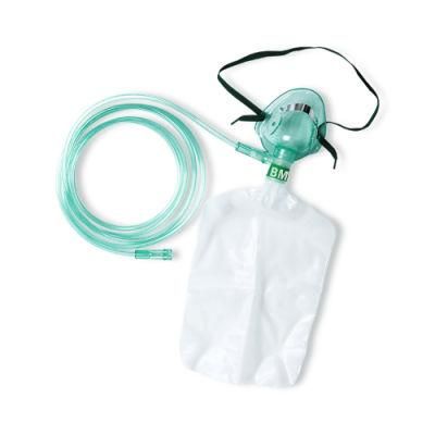 Disposable High Quality Medical Clear Soft PVC Oxygen Mask ISO CE FDA