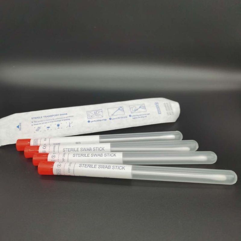 Medical Supplier Nylon Flocked Swab Transport Swab