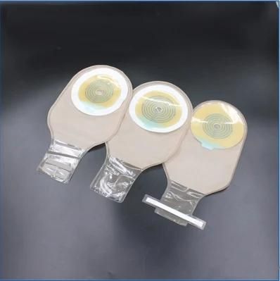 High Quality Supplier Disposable Adult Size One-Piece Ostomy Bag Colon Bag Belt Clip