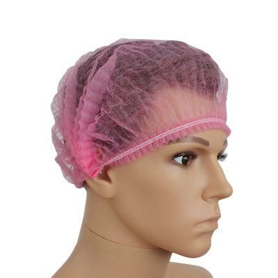 Disposable Medical Non Woven Surgical Doctor Nurse Hat Bouffant Cap