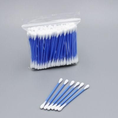 Double Tip Industrial Lint Free Clean Lens Cotton Swab Cleanroom Swab