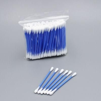 Double Tip Industrial Lint Free Clean Lens Cotton Swab Cleanroom Swab