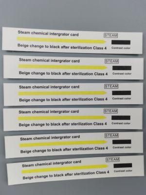 Class 4 Disposable Medical Sterilization Test Indicator Card for Hospitals