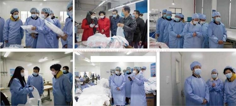 Wholesale High Quality Disposable Surgical Gown, Medical Protective Suits, Medical Garment, Medical Coverall