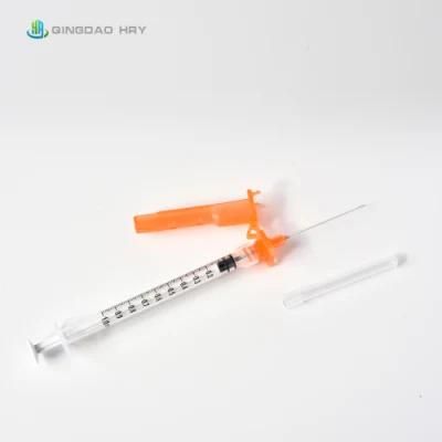 Factory with FDA CE, ISO 13485 Supply Disposable Syringe with Needle or Safety Needle for Hospital