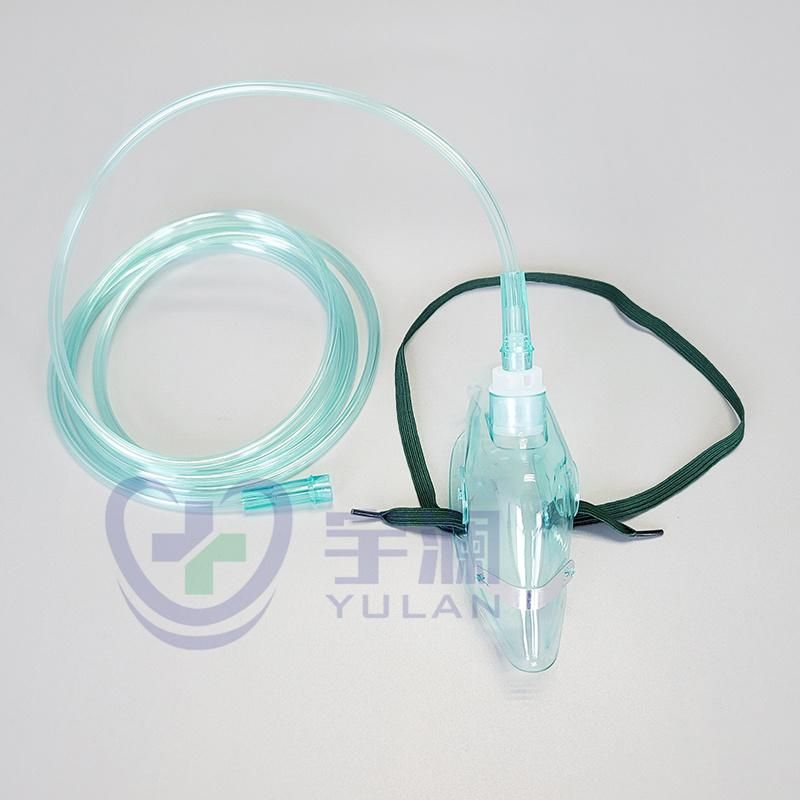 Disposable Medical Oxygen Mask for Oxygen Can