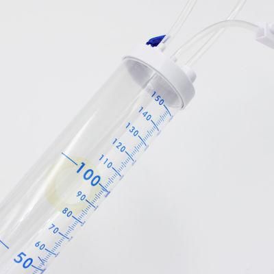 150ml Burette Infusion Set for Pediatric Transparent Bottle / Y-Site / 60drops Per Ml