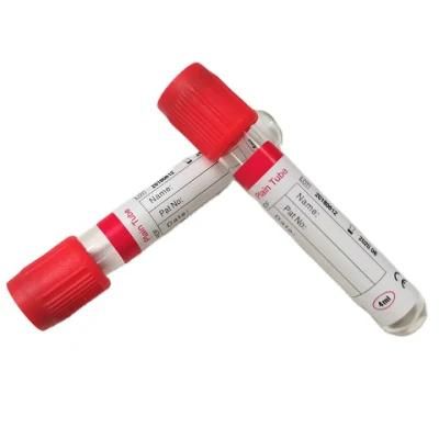 Medical Disposable No Additive Tube Serum Blood Collection Tube