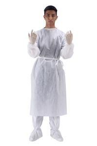 Premium CPE Gowns/Medical CPE Gowns Approved by Ce/FDA Export to USA, Japan, UK, Germany, Canada, Spain, Itally Isolation Gown