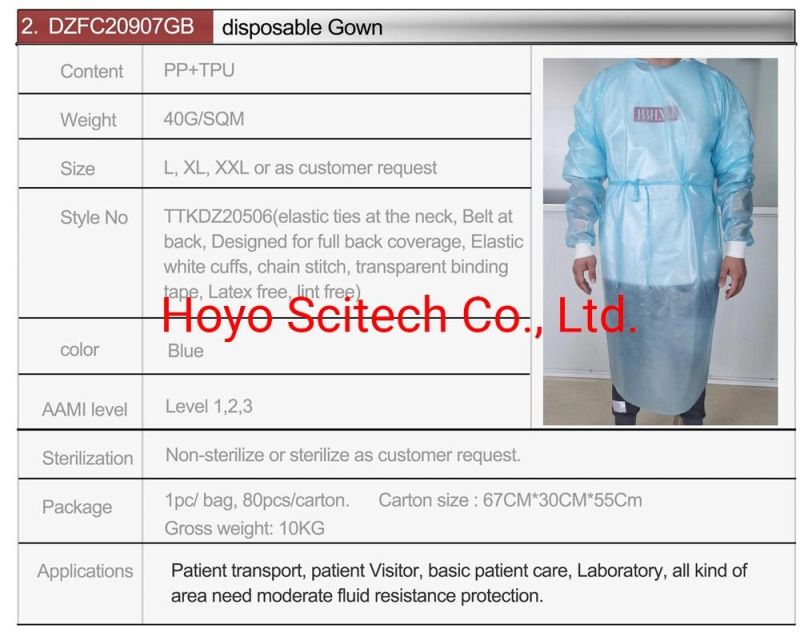 Reusable Surgical Gown Price of Surgical Gowns Operation Gown Surgical