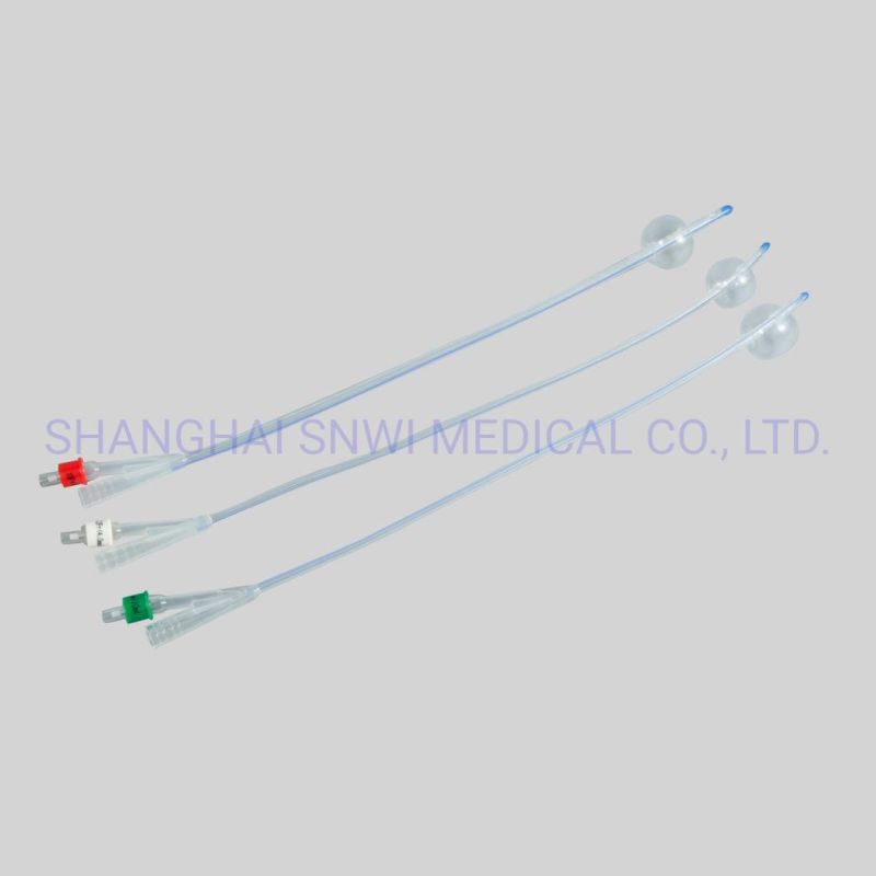 Disposable Latex Foley Balloon Catheter Two Way or Three Way with CE Certificate