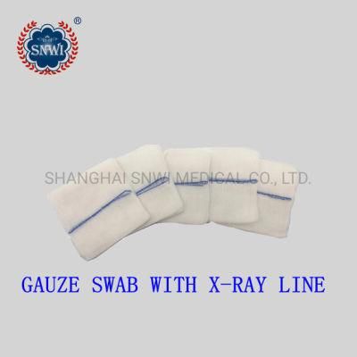 Medical Disposable Absorbent Sterile Gauze Swab with/Wihtout X Ray