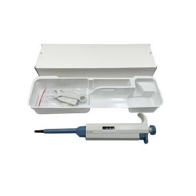 CE Approved Laboratory Use Single Channel Adjustable Pipette Gun