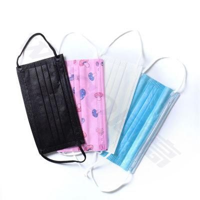 Protective Surgical Non-Woven Disposable Medical Face Mask with 3 Fly