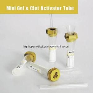 Ce Approved Medical Disposable Mini Gel &amp; Clot Activator Tube