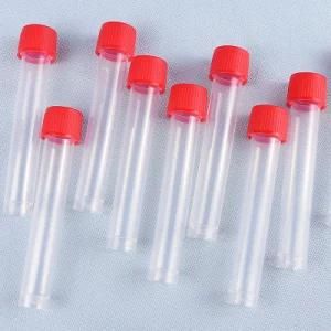 ISO9001 Certificate 7ml 10ml Disposable Medical Vtm Tubes Plastic Sample Collection Test Tube