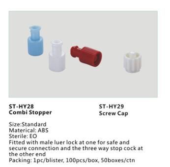 Hospital ABS Sterile Disposable Medical Combi Stopper