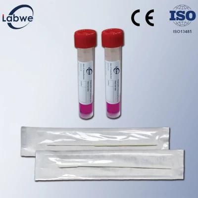 Virus Transport Sampling Tube with Oral Swab and Nasal Swab Medical Disposables