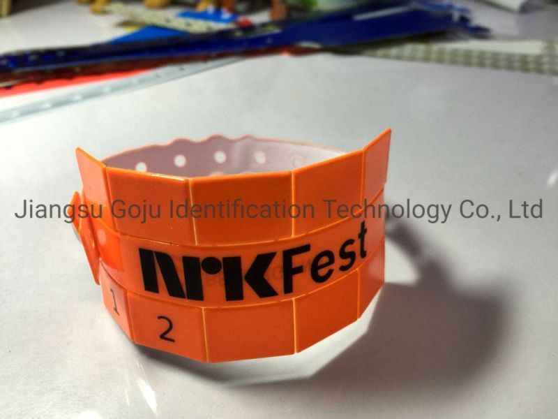 10 Tabs Bracelet ID Wristband