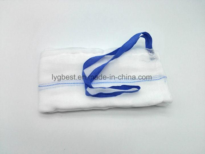 100% Cotton Absorbent Medical Gauze Lap Sponge for Wound Dressing Factory Directly