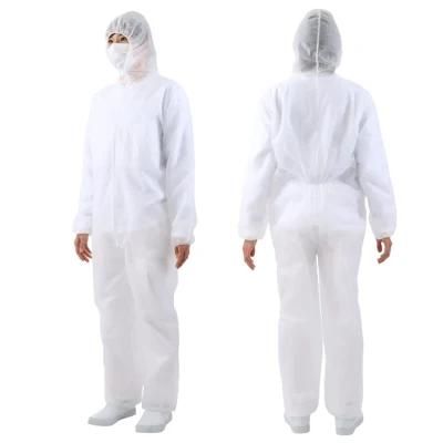 Anti Dust Hooded Disposable Coveralls Comfortable Wearing OEM ODM Available