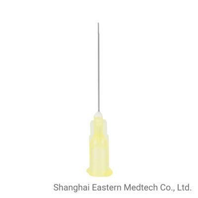 Luer Lock CE&ISO Certificated Eto Sterile Right Angle Tip Dental Irrigation Needle Application Needle