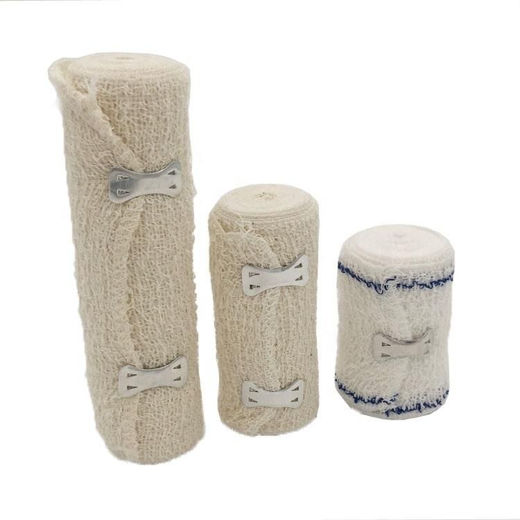 Medical 100% Cotton Crepe Bandage with Different Sizes