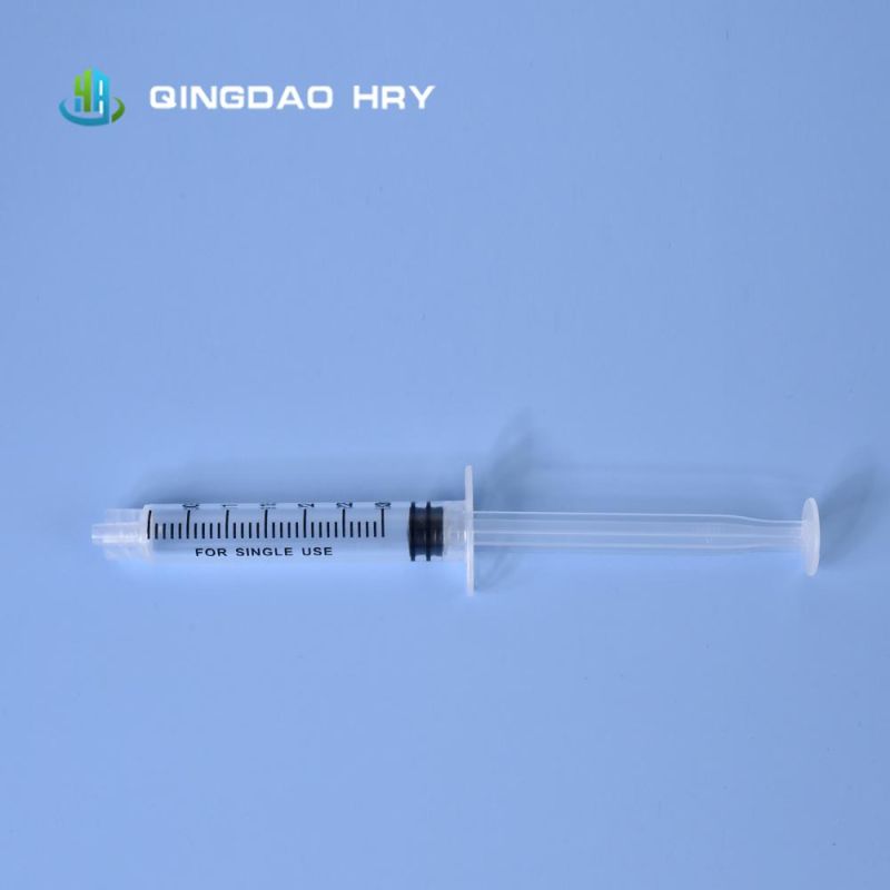 China Factory/Suppliers. 3-Part Disposable Syringe 3ml Luer Slip & Luer Lock Without Needle Eo Sterilized