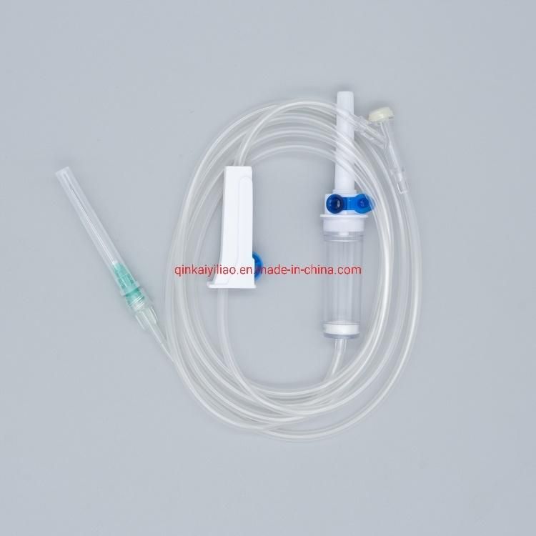 CE ISO FDA Disposable IV Infusion Set with Needle Y Site Port 20 Drops 60 for Baby Giving