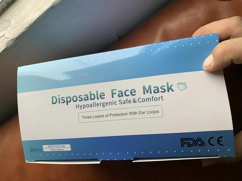 Disposable 3ply Face Mask with Earloop with Disposable Antivirus Face Mask