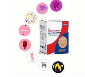 Free Samples Medical Custom Printed Color Band Aid Plaster Gift Tin Box for Baby Kids Adhesive Band Aid