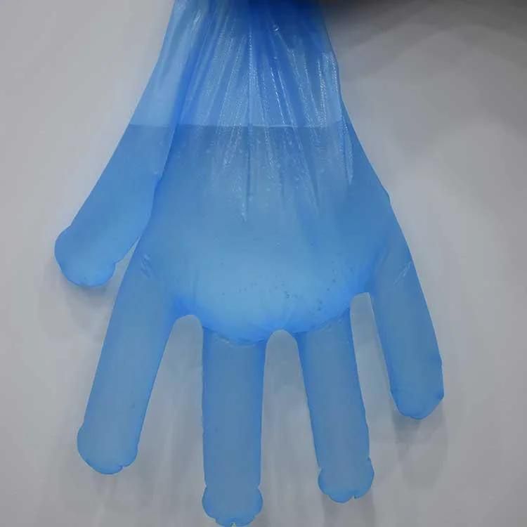 Medical FDA CE En374 En455-2 Approved Muti-Color Water Proof Disposable High Elastic Free Powder Stretchable TPE Gloves