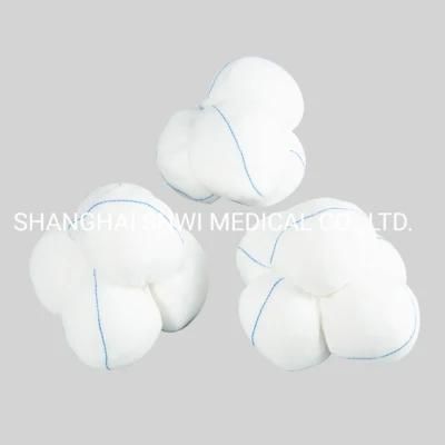 CE Approved Hospital Use Medical Cotton Gauze Ball Non-Woven Surgical Dressing Fabric Ball