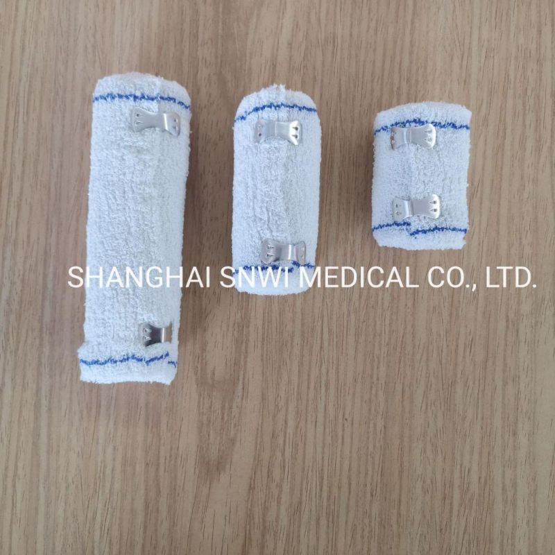 High Quality Medical Products 100% Cotton Crepe Bandage Bleached Pure Cotton Elastic Bandage