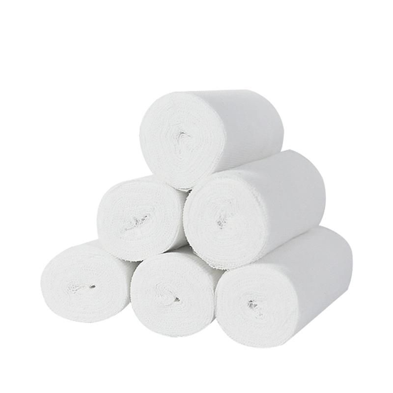 100% Medical Cotton Disposable Medical Gauze Wow Bandage First Aid Gauze Bandage Roll Export Standard Preferable Price Medical Gauze Bandage