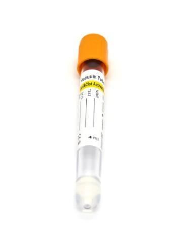 Disposable Gel&Clot Activator Vacuum Blood Collection Tube Yellow Cap