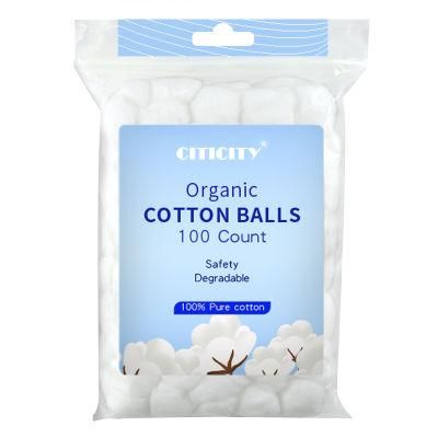 100% Cotton White Medical Absorbent Medical Cotton Wool Ball