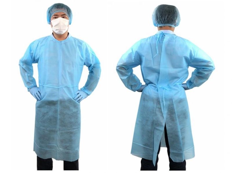 Disposable Gown Nonwoven Isolation Gowns Medical Gown