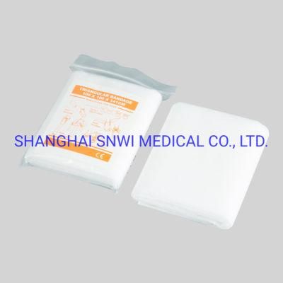 Surgical Bleached Triangle Bandages for Single Use