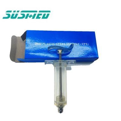 30ml Tpx Plastic Steel Veterinary Syringe for Animals