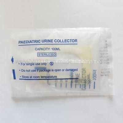 Medicl Standard Use Disposable Pediatric Urine Collector Urine Bag for Baby with CE and ISO