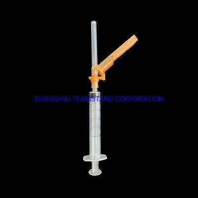 CE/FDA Approved Disposable Safety Syringe for Hypodermic Injection, 1ml/3ml/5ml/10ml