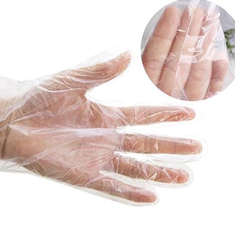 Waterproof PE Resistant Disposable Polyethylene Plastic Gloves for Food Grade