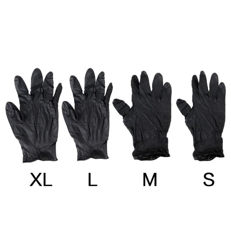 100% Pure Nitrile Hot Pink Tattoo Nail Art Food Service Kitchen Hotel Clean Manicure Beauty Salon Nitrile-Glove Hand-Glove
